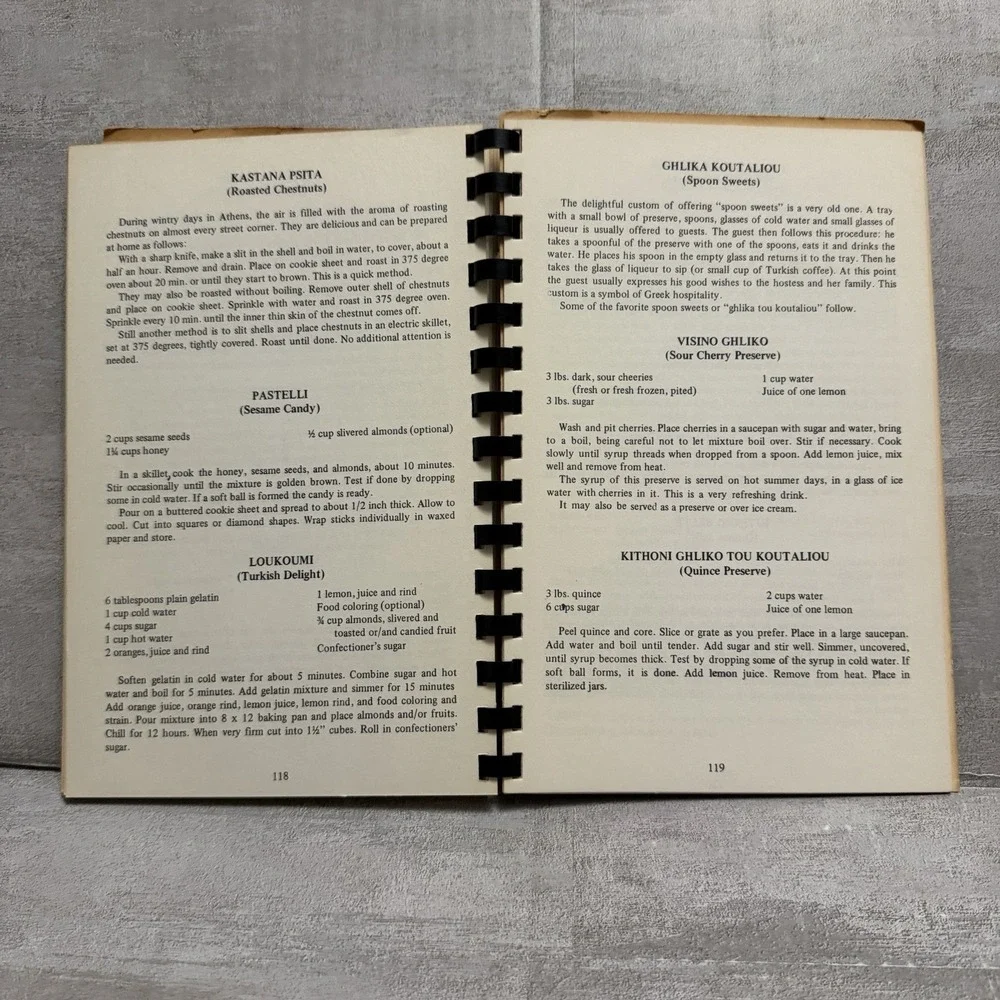 Treasury of Greek Cooking 1969 Cookbook Recipes Daughters‎ Penelope Syracuse NY